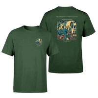 Thumbnail for VINTAGE G4173 - The Apprentice's First Solo Fix - Double-Side T-Shirt design on darkgreen double side t shirt
