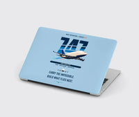 Thumbnail for Boeing 747-400 Dreamlifter design on light blue MacBook case