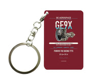 Thumbnail for GE9X Key Chain design on dark red key chain