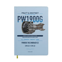 Thumbnail for PW1900G design on light blue notebook