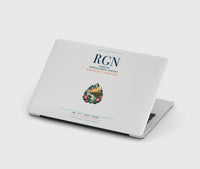 Thumbnail for Yangon International Airport (RGN) design on light gray MacBook case