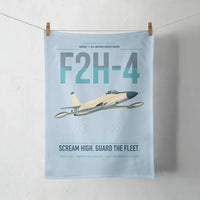 Thumbnail for F2H-4 Banshee design on light blue towel