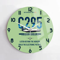 Thumbnail for Airbus C295 SIGINT design on light green no frame wall clock