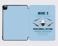 Thumbnail for DJI Mini 3 design on light blue ipad tablet case