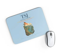 Thumbnail for Tsushima Airport (TSJ) design on light blue rectangle mouse pad