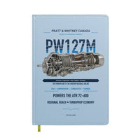 Thumbnail for PW127M design on light blue notebook