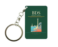 Thumbnail for Brindisi Airport (BDS) design on dark green key chain