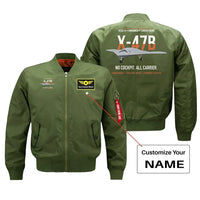 Thumbnail for X-47B UCAS-D design on green bomber with custom name badge