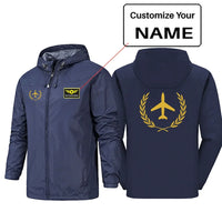 Thumbnail for Leaf & Airplane Rain Jacket - view 5