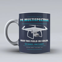 Thumbnail for P4 Multispectral Mug design on dark blue dji