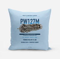 Thumbnail for PW127M design on light blue pillow