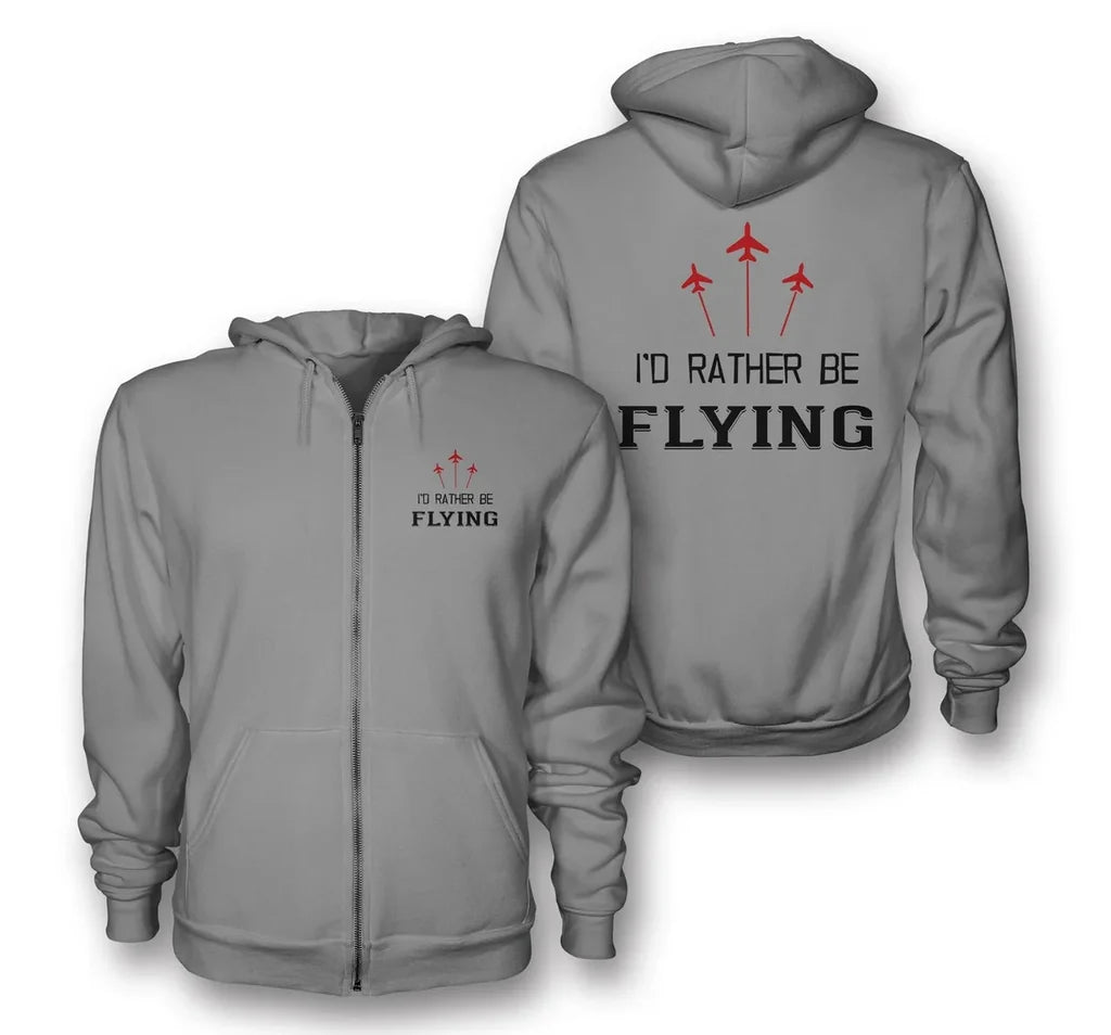 I'd Rather Be Flying Hoodie - view 5