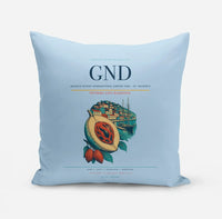 Thumbnail for Maurice Bishop International Airport (GND) design on light blue pillow