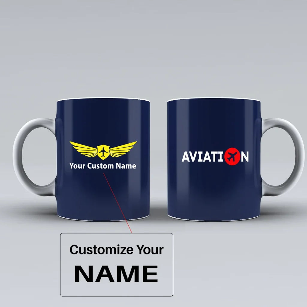 Customisable Aviation Mug - view 5