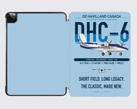 Thumbnail for DHC-6 Twin Otter Classic 300-G design on light blue ipad tablet case