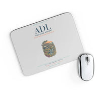 Thumbnail for Adelaide Airport (ADL) design on light gray rectangle mouse pad