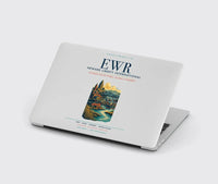 Thumbnail for Newark Liberty International Airport (EWR) design on light gray MacBook case