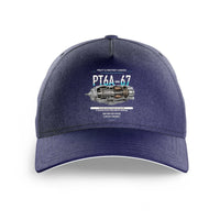 Thumbnail for PT6A-67 design on dark blue printed hat