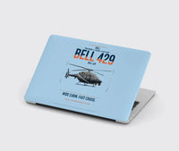 Thumbnail for Bell 429 design on light blue MacBook case