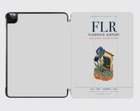Thumbnail for Florence Airport (FLR) design on light gray ipad tablet case