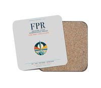 Thumbnail for Treasure Coast International Airport (FPR) design on light gray 1 piece coaster
