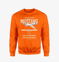 Thumbnail for Cessna Citation Mustang design on orange sweatshirt