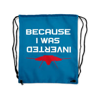 Thumbnail for Because I was Inverted Drawstring Bag - view 5