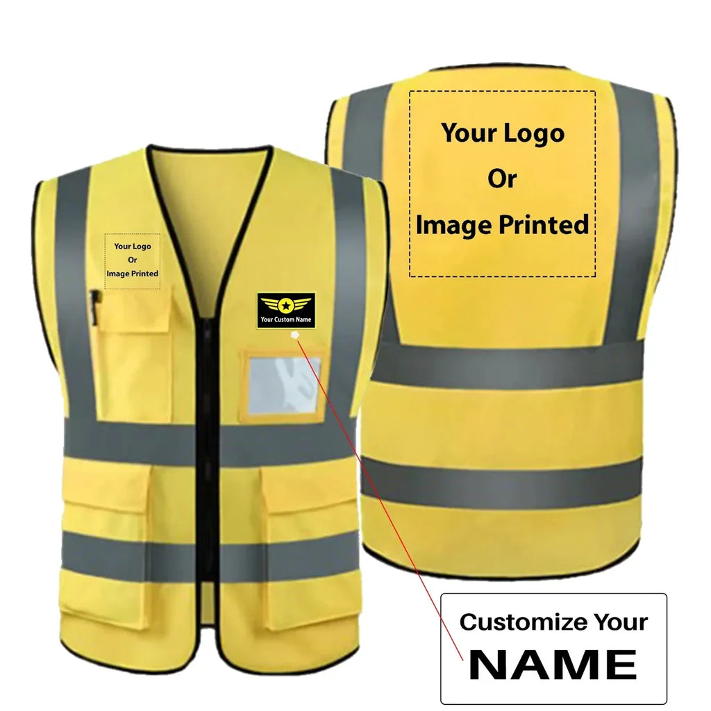 Customisable Double Side Your Custom Logos Vest - view 5