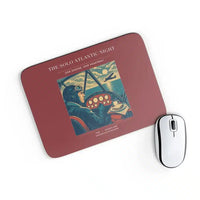 Thumbnail for VINTAGE G4294 - The Solo Atlantic Night - Designed Mouse Pads design on darkred rectangle