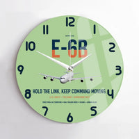 Thumbnail for E-6B Mercury design on light green no frame wall clock