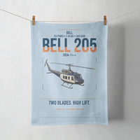 Thumbnail for Bell 205A-1++ design on light blue towel