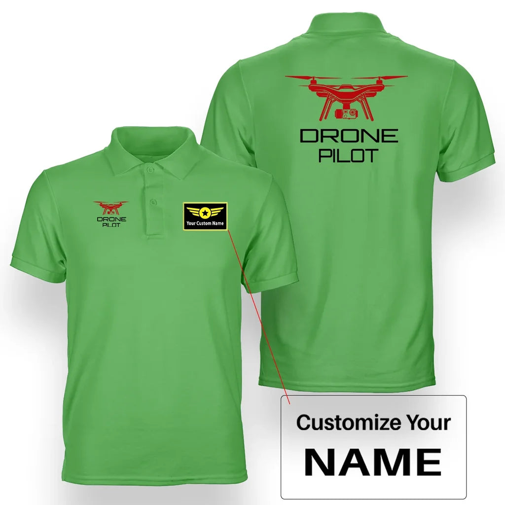 Customisable Drone Polo Shirt - view 5