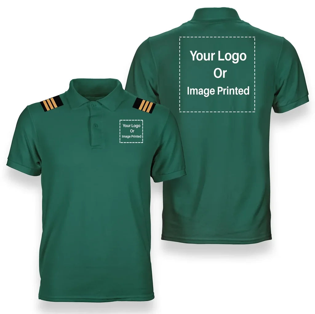 Customisable Pilot Epaulettes Polo Shirt - view 5