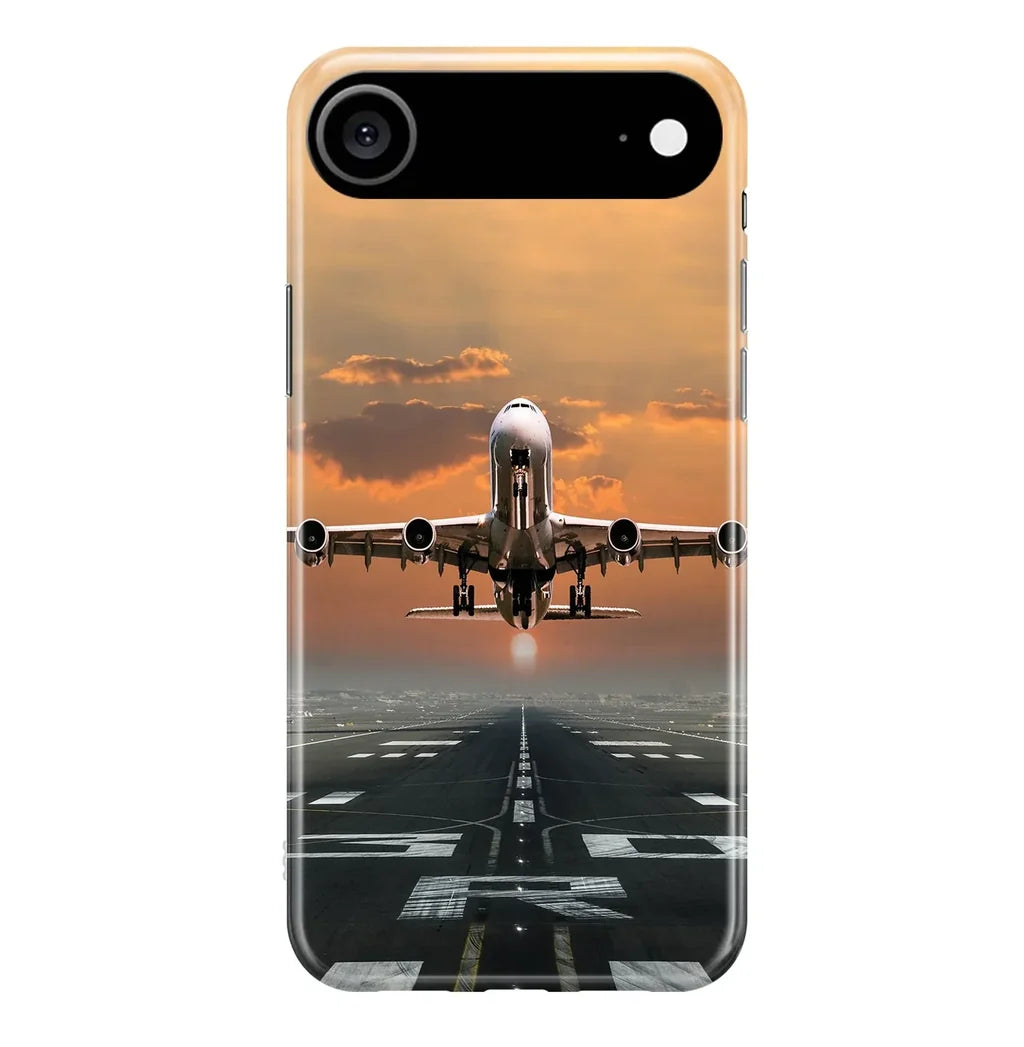 Aircraft Departing from RW30 iPhone Case - view 5