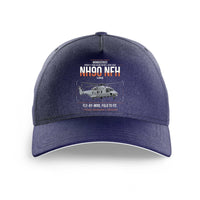 Thumbnail for NHIndustries NH90 NFH Caïman design on dark blue printed hat