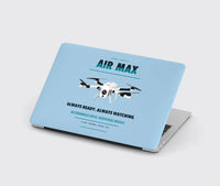 Thumbnail for Percepto Air Max design on light blue MacBook case