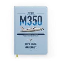 Thumbnail for Piper M350 design on light blue notebook