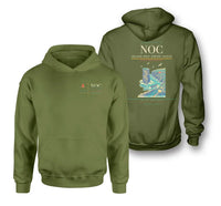 Thumbnail for Ireland West Airport Knock (NOC) design on green army double-side hoodie
