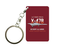 Thumbnail for X-47B UCAS-D Key Chain design on dark red key chain