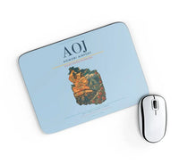 Thumbnail for Aomori Airport (AOJ) design on light blue rectangle mouse pad