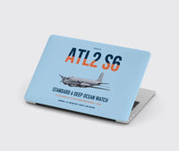 Thumbnail for Atlantique 2 Standard 6 design on light blue MacBook case