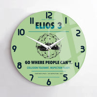 Thumbnail for Flyability Elios 3 design on light green no frame wall clock