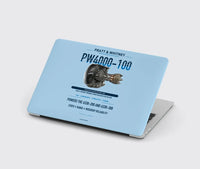 Thumbnail for PW4000-100 design on light blue MacBook case