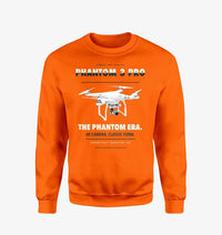 Thumbnail for DJI Phantom 3 Professional design on orange sweatshirt