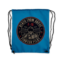 Thumbnail for Fighter Jet 16 - Death Drawstring Bag - view 5
