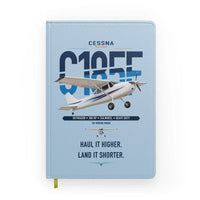 Thumbnail for Cessna A185F Skywagon design on light blue notebook