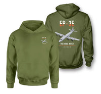 Thumbnail for EP-3E ARIES II design on green army double-side hoodie, double-side print