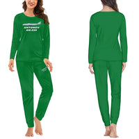 Thumbnail for The Antonov AN-225 women pajamas - Green