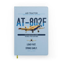 Thumbnail for Air Tractor AT-802F design on light blue notebook