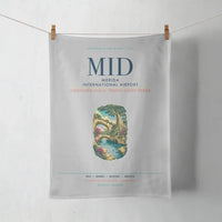 Thumbnail for Merida International Airport (MID) design on light gray towel